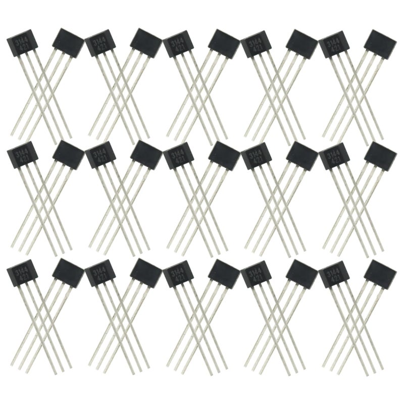 GODIYMODULES 30PCS A3144 Hall Effect Sensor Hall Sensor A3144E A3144EUA OH3144E Magnetic Detector - Image 1